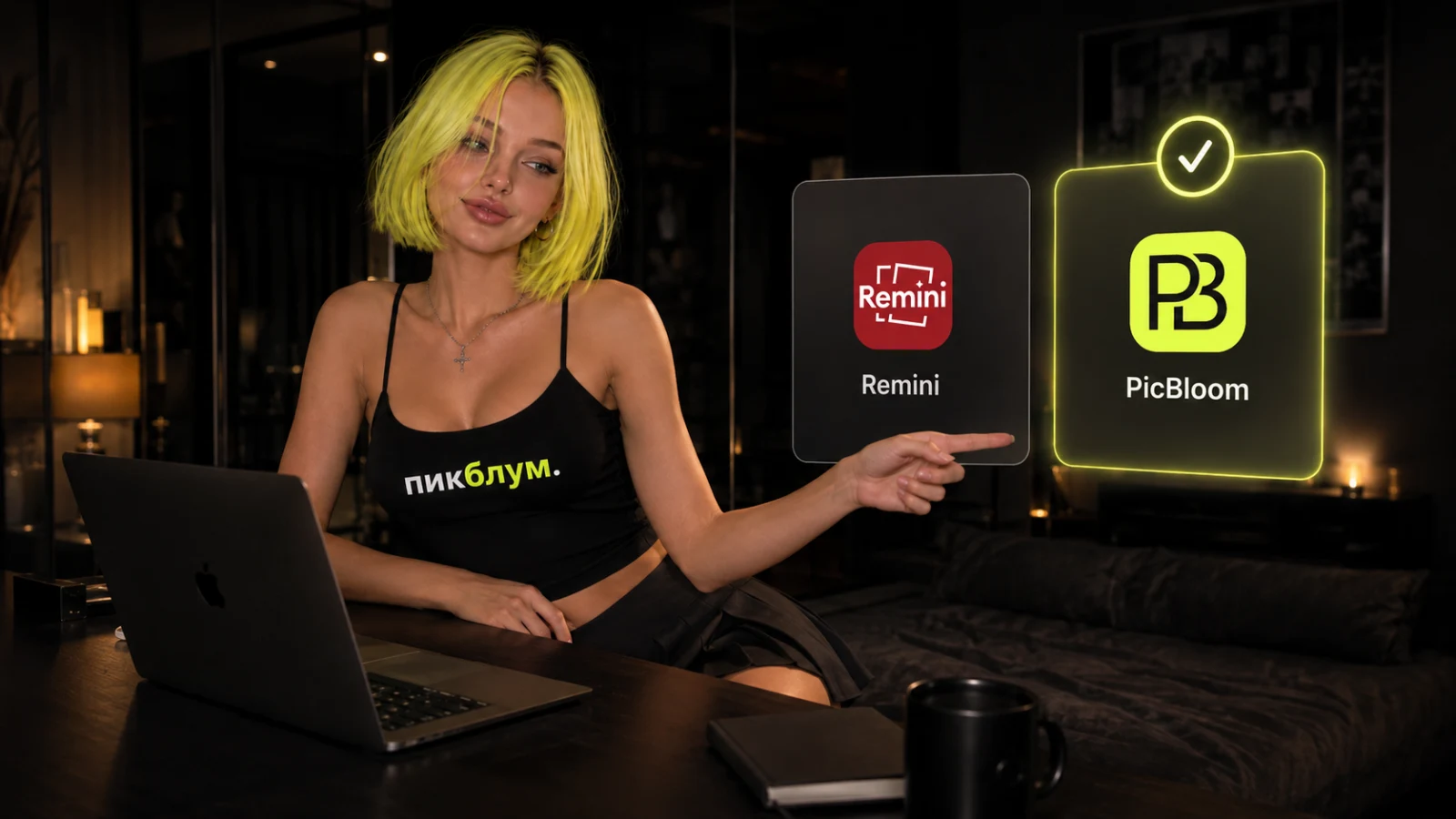 Фотосессия через нейросеть Ремини или PicBloom, что выбрать?